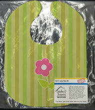 Load image into Gallery viewer, Flower on Stripes Baby Bib BB8594BIB