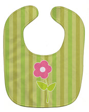 Load image into Gallery viewer, Flower on Stripes Baby Bib BB8594BIB