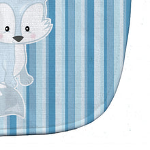 Load image into Gallery viewer, Fox on Blue Stripes Baby Bib BB8599BIB