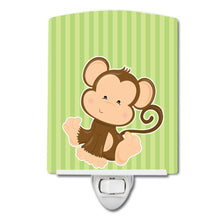 Load image into Gallery viewer, Monkey on Stripes Ceramic Night Light BB8608CNL