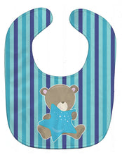 Load image into Gallery viewer, Baby Boy Bear with Star Baby Bib BB8614BIB