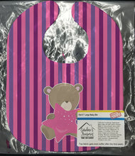 Load image into Gallery viewer, Baby Girl Bear with Star Baby Bib BB8615BIB