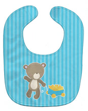 Load image into Gallery viewer, Baby Boy Bear Wagon Baby Bib BB8618BIB