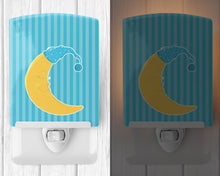 Load image into Gallery viewer, Baby Boy Moon Ceramic Night Light BB8622CNL