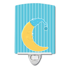 Load image into Gallery viewer, Baby Boy Moon Ceramic Night Light BB8622CNL
