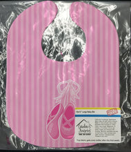 Load image into Gallery viewer, Ballet Shoes on Stripes Baby Bib BB8624BIB
