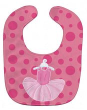 Load image into Gallery viewer, Ballet Tutu on Polka dots Baby Bib BB8626BIB