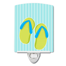 Load image into Gallery viewer, Beach Flip Flops Ceramic Night Light BB8645CNL