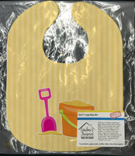 Load image into Gallery viewer, Beach Baby Girl Bucket of Sand Baby Bib BB8658BIB