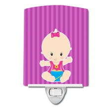 Load image into Gallery viewer, Beach Baby Girl Ceramic Night Light BB8659CNL