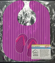 Load image into Gallery viewer, Beach Baby Girl Flip Flops Baby Bib BB8662BIB