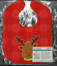 Load image into Gallery viewer, Christmas Reindeer Baby Bib BB8665BIB