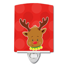Load image into Gallery viewer, Christmas Reindeer #1 Ceramic Night Light BB8665CNL