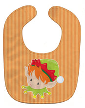 Load image into Gallery viewer, Christmas Ginger Boy Elf Baby Bib BB8668BIB