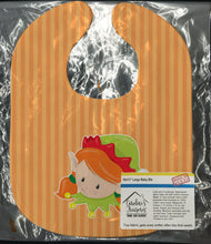 Load image into Gallery viewer, Christmas Ginger Girl Elf Baby Bib BB8669BIB