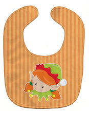 Load image into Gallery viewer, Christmas Ginger Girl Elf Baby Bib BB8669BIB