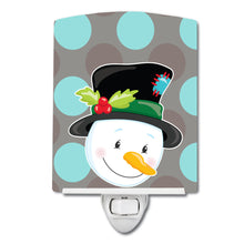 Load image into Gallery viewer, Christmas Snowman Ceramic Night Light BB8671CNL