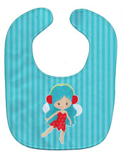 Load image into Gallery viewer, Blue Haired Fairy Baby Bib BB8676BIB