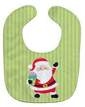 Load image into Gallery viewer, Christmas Santa Claus and Stripes Baby Bib BB8681BIB