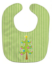 Load image into Gallery viewer, Christmas Tree and Stripes Baby Bib BB8682BIB