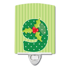 Load image into Gallery viewer, Christmas Month 9 Holly Ceramic Night Light BB8695CNL