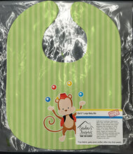 Load image into Gallery viewer, Monkey Juggler Baby Bib BB8696BIB
