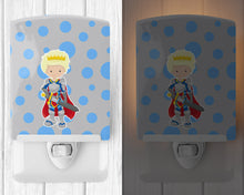 Load image into Gallery viewer, Blonde Boy Knight Ceramic Night Light BB8742CNL