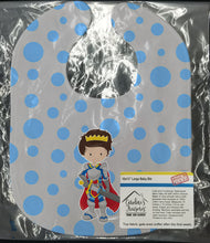Load image into Gallery viewer, Brunette Boy Knight Baby Bib BB8743BIB