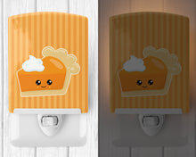 Load image into Gallery viewer, Fall Pumpkin Pie Ceramic Night Light BB8764CNL