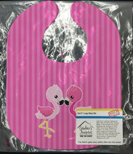 Load image into Gallery viewer, Flamingo Pair Baby Bib BB8767BIB