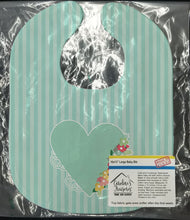 Load image into Gallery viewer, Heart and Flowers Baby Bib BB8773BIB