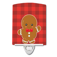 Load image into Gallery viewer, Christmas Gingerbread Boy Ceramic Night Light BB8775CNL