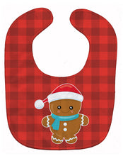 Load image into Gallery viewer, Christmas Gingerbread Santa Hat Baby Bib BB8777BIB