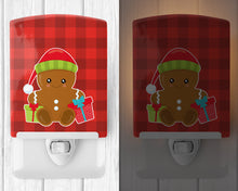 Load image into Gallery viewer, Christmas Gingerbread Presents Ceramic Night Light BB8778CNL