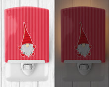 Load image into Gallery viewer, Christmas Gnome Happy Ceramic Night Light BB8782CNL