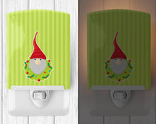 Load image into Gallery viewer, Christmas Gnome Flowers Ceramic Night Light BB8785CNL