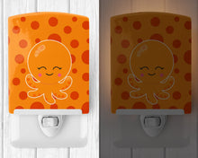 Load image into Gallery viewer, Precious Ocean Octopus Orange Ceramic Night Light BB8795CNL