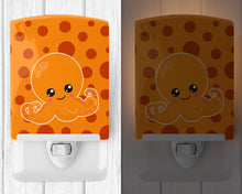 Load image into Gallery viewer, Cutie Ocean Octopus Orange Ceramic Night Light BB8799CNL