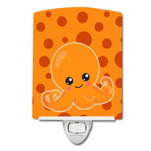 Load image into Gallery viewer, Cutie Ocean Octopus Orange Ceramic Night Light BB8799CNL