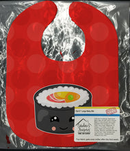 Load image into Gallery viewer, Sushi Roll with Face Baby Bib BB8800BIB