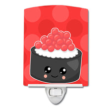 Load image into Gallery viewer, Salmon Sushi Roll with Face Ceramic Night Light BB8803CNL