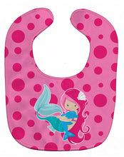Load image into Gallery viewer, Beach Mermaid Pink Baby Bib BB8819BIB