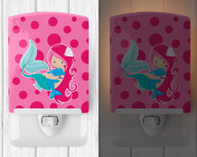 Load image into Gallery viewer, Beach Mermaid Pink Ceramic Night Light BB8819CNL