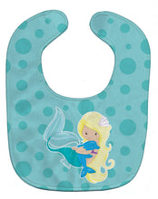 Load image into Gallery viewer, Beach Mermaid Blue Baby Bib BB8820BIB