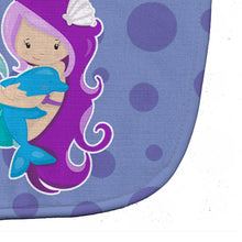 Load image into Gallery viewer, Beach Mermaid Purple Baby Bib BB8821BIB