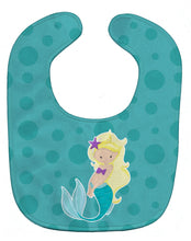 Load image into Gallery viewer, Beach Mermaid Blonde Hair Baby Bib BB8824BIB