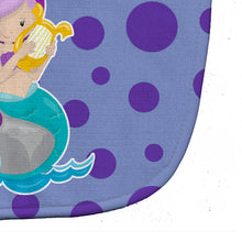 Load image into Gallery viewer, Beach Mermaid Purple Hair Baby Bib BB8827BIB