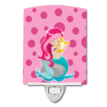 Load image into Gallery viewer, Beach Mermaid Pink Hair Pamela Ceramic Night Light BB8828CNL