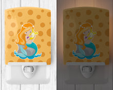 Load image into Gallery viewer, Beach Mermaid Ginger Hair Laurie Ceramic Night Light BB8829CNL