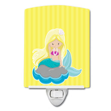 Load image into Gallery viewer, Beach Mermaid Blonde Hair #2 Ceramic Night Light BB8833CNL